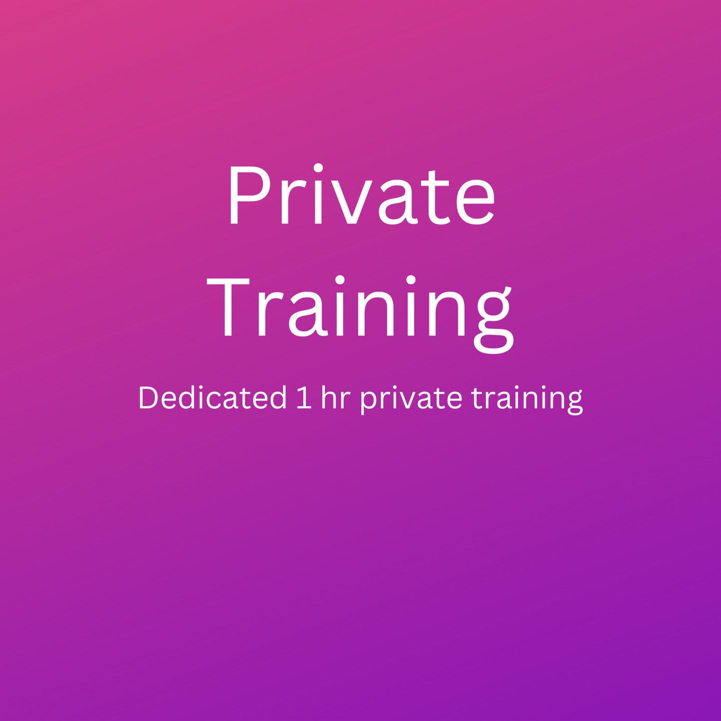 1:1 Private Coaching Session