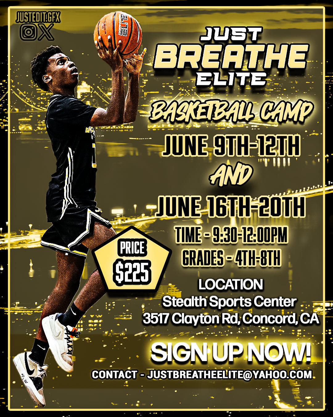 Summer Camp for Ages 11U - 14U